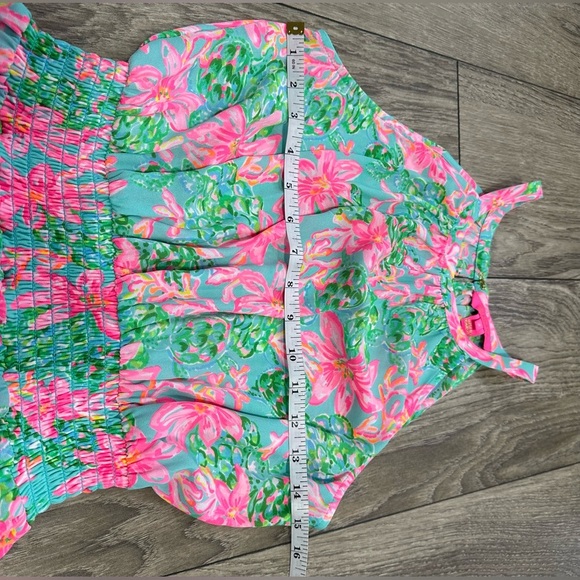 🌺🌴 Lilly Pulitzer Pamelyn Halter Dress – Vibrant Coral Print 🌴🌺 - Picture 9 of 16